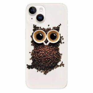 Odolné silikonové pouzdro iSaprio - Owl And Coffee - iPhone 15 Plus obraz