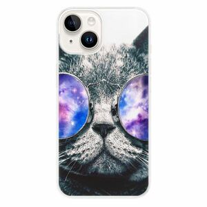 Odolné silikonové pouzdro iSaprio - Galaxy Cat - iPhone 15 Plus obraz