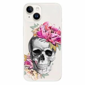Odolné silikonové pouzdro iSaprio - Pretty Skull - iPhone 15 Plus obraz
