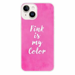 Odolné silikonové pouzdro iSaprio - Pink is my color - iPhone 15 Plus obraz