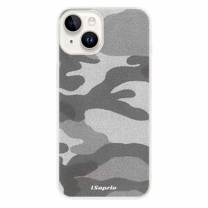 Odolné silikonové pouzdro iSaprio - Gray Camuflage 02 - iPhone 15 Plus obraz