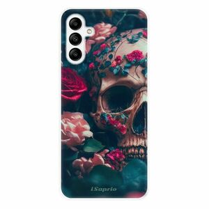 Odolné silikonové pouzdro iSaprio - Skull in Roses - Samsung Galaxy A04s obraz