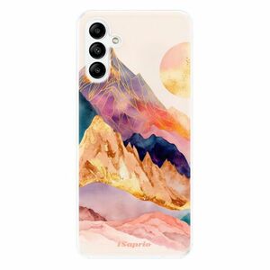 Odolné silikonové pouzdro iSaprio - Abstract Mountains - Samsung Galaxy A04s obraz
