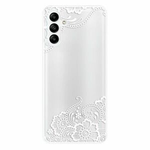 Odolné silikonové pouzdro iSaprio - White Lace 02 - Samsung Galaxy A04s obraz