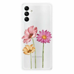 Odolné silikonové pouzdro iSaprio - Three Flowers - Samsung Galaxy A04s obraz