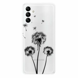 Odolné silikonové pouzdro iSaprio - Three Dandelions - black - Samsung Galaxy A04s obraz