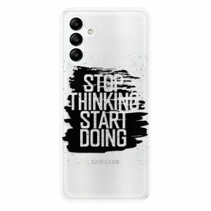 Odolné silikonové pouzdro iSaprio - Start Doing - black - Samsung Galaxy A04s obraz