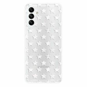 Odolné silikonové pouzdro iSaprio - Stars Pattern - white - Samsung Galaxy A04s obraz