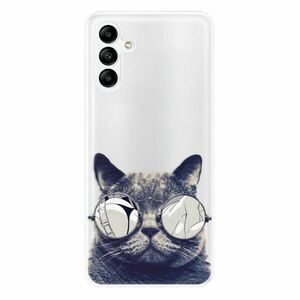 Odolné silikonové pouzdro iSaprio - Crazy Cat 01 - Samsung Galaxy A04s obraz