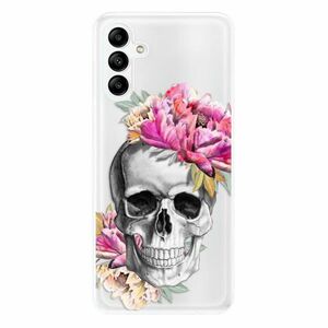 Odolné silikonové pouzdro iSaprio - Pretty Skull - Samsung Galaxy A04s obraz