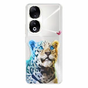 Odolné silikonové pouzdro iSaprio - Leopard With Butterfly - Honor 90 5G obraz