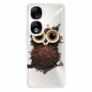 Odolné silikonové pouzdro iSaprio - Owl And Coffee - Honor 90 5G obraz