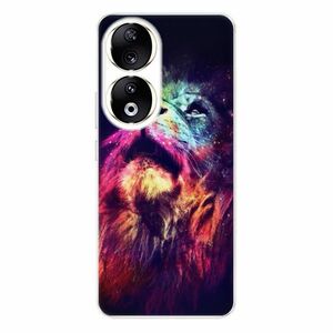 Odolné silikonové pouzdro iSaprio - Lion in Colors - Honor 90 5G obraz