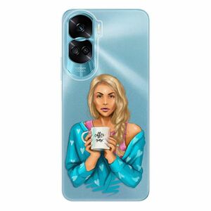 Odolné silikonové pouzdro iSaprio - Coffe Now - Blond - Honor 90 Lite 5G obraz