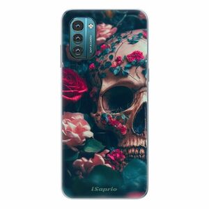 Odolné silikonové pouzdro iSaprio - Skull in Roses - Nokia G11 / G21 obraz