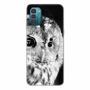 Odolné silikonové pouzdro iSaprio - BW Owl - Nokia G11 / G21 obraz