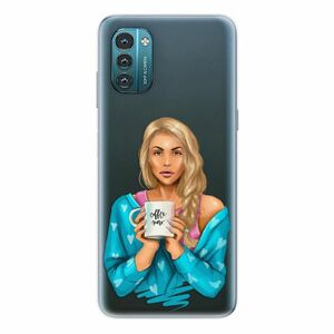 Odolné silikonové pouzdro iSaprio - Coffe Now - Blond - Nokia G11 / G21 obraz