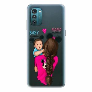 Odolné silikonové pouzdro iSaprio - Mama Mouse Brunette and Boy - Nokia G11 / G21 obraz