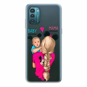 Odolné silikonové pouzdro iSaprio - Mama Mouse Blonde and Boy - Nokia G11 / G21 obraz