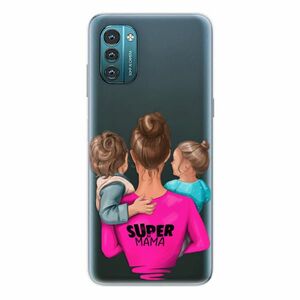 Odolné silikonové pouzdro iSaprio - Super Mama - Boy and Girl - Nokia G11 / G21 obraz