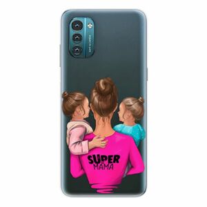 Odolné silikonové pouzdro iSaprio - Super Mama - Two Girls - Nokia G11 / G21 obraz