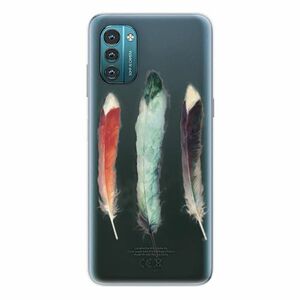 Odolné silikonové pouzdro iSaprio - Three Feathers - Nokia G11 / G21 obraz