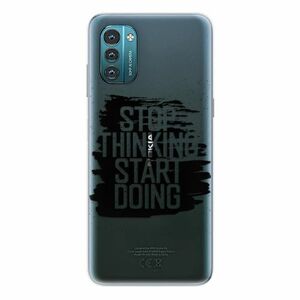 Odolné silikonové pouzdro iSaprio - Start Doing - black - Nokia G11 / G21 obraz