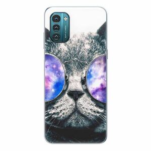 Odolné silikonové pouzdro iSaprio - Galaxy Cat - Nokia G11 / G21 obraz