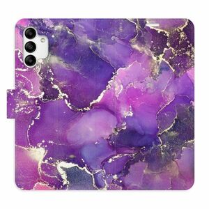Flipové pouzdro iSaprio - Purple Marble - Samsung Galaxy A04s obraz