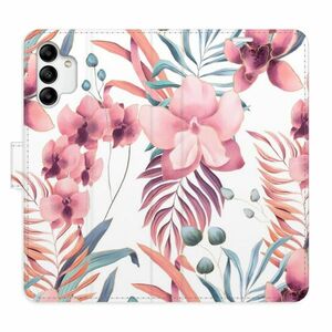 Flipové pouzdro iSaprio - Pink Flowers 02 - Samsung Galaxy A04s obraz