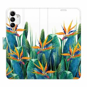 Flipové pouzdro iSaprio - Exotic Flowers 02 - Samsung Galaxy A04s obraz