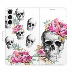 Flipové pouzdro iSaprio - Crazy Skull - Samsung Galaxy A14 / A14 5G obraz