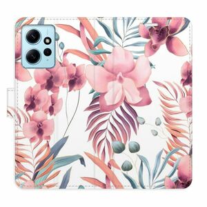 Flipové pouzdro iSaprio - Pink Flowers 02 - Xiaomi Redmi Note 12 5G obraz