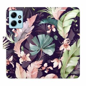 Flipové pouzdro iSaprio - Flower Pattern 08 - Xiaomi Redmi Note 12 5G obraz