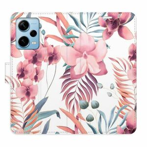 Flipové pouzdro iSaprio - Pink Flowers 02 - Xiaomi Redmi Note 12 Pro+ 5G obraz