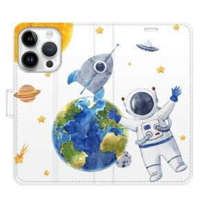 Flipové pouzdro iSaprio - Space 06 - iPhone 15 Pro obraz