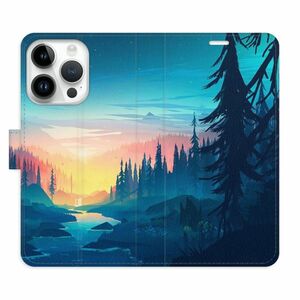 Flipové pouzdro iSaprio - Magical Landscape - iPhone 15 Pro obraz