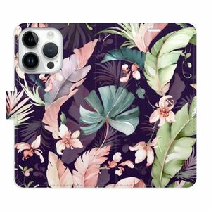 Flipové pouzdro iSaprio - Flower Pattern 08 - iPhone 15 Pro obraz