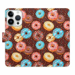 Flipové pouzdro iSaprio - Donuts Pattern - iPhone 15 Pro obraz