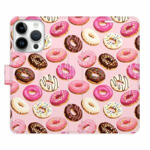 Flipové pouzdro iSaprio - Donuts Pattern 03 - iPhone 15 Pro obraz