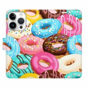 Flipové pouzdro iSaprio - Donuts Pattern 02 - iPhone 15 Pro obraz