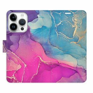 Flipové pouzdro iSaprio - Colour Marble 02 - iPhone 15 Pro obraz