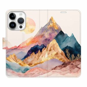 Flipové pouzdro iSaprio - Beautiful Mountains - iPhone 15 Pro obraz
