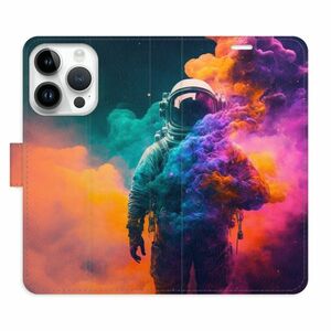 Flipové pouzdro iSaprio - Astronaut in Colours 02 - iPhone 15 Pro obraz