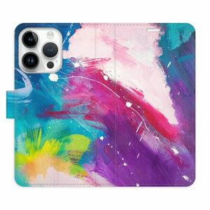 Flipové pouzdro iSaprio - Abstract Paint 05 - iPhone 15 Pro obraz