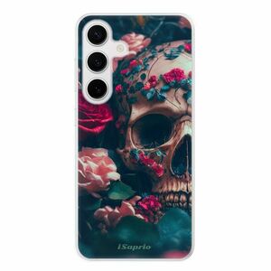 Odolné silikonové pouzdro iSaprio - Skull in Roses - Samsung Galaxy S24 obraz