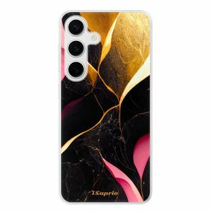 Odolné silikonové pouzdro iSaprio - Gold Pink Marble - Samsung Galaxy S24 obraz