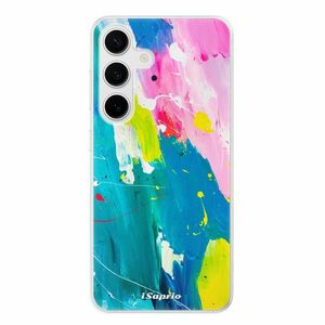 Odolné silikonové pouzdro iSaprio - Abstract Paint 04 - Samsung Galaxy S24 obraz
