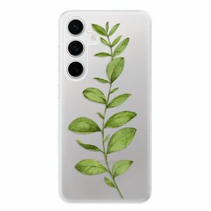 Odolné silikonové pouzdro iSaprio - Green Plant 01 - Samsung Galaxy S24 obraz