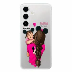 Odolné silikonové pouzdro iSaprio - Mama Mouse Brunette and Girl - Samsung Galaxy S24 obraz